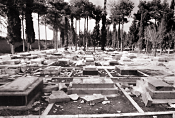 Bahai Begraafplaats vernield door extremisten in Iran