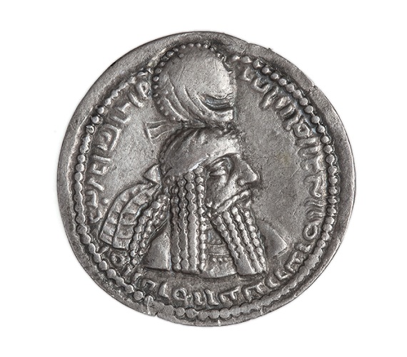 Silver Coin of Ardashir I, founder of  Sasanian dynasty in Persia in 224 AD. (Source: Hermitage State Museum)