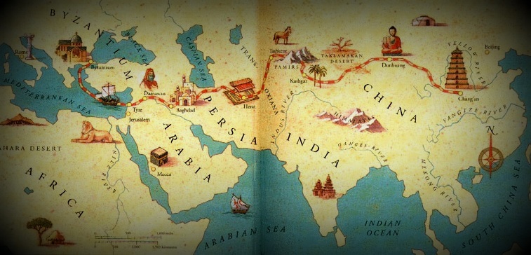 Het handelsnetwerk verbond beschavingen als India, Perzië, China en het Romeinse Rijk.