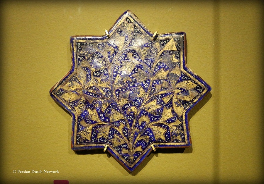 Persian tile The Hague Municipality Museum